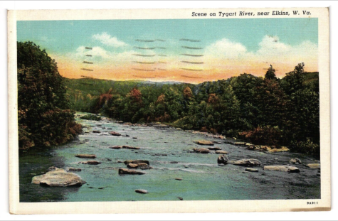 Post Card of Lake Tygart, Grafton, West Virginia