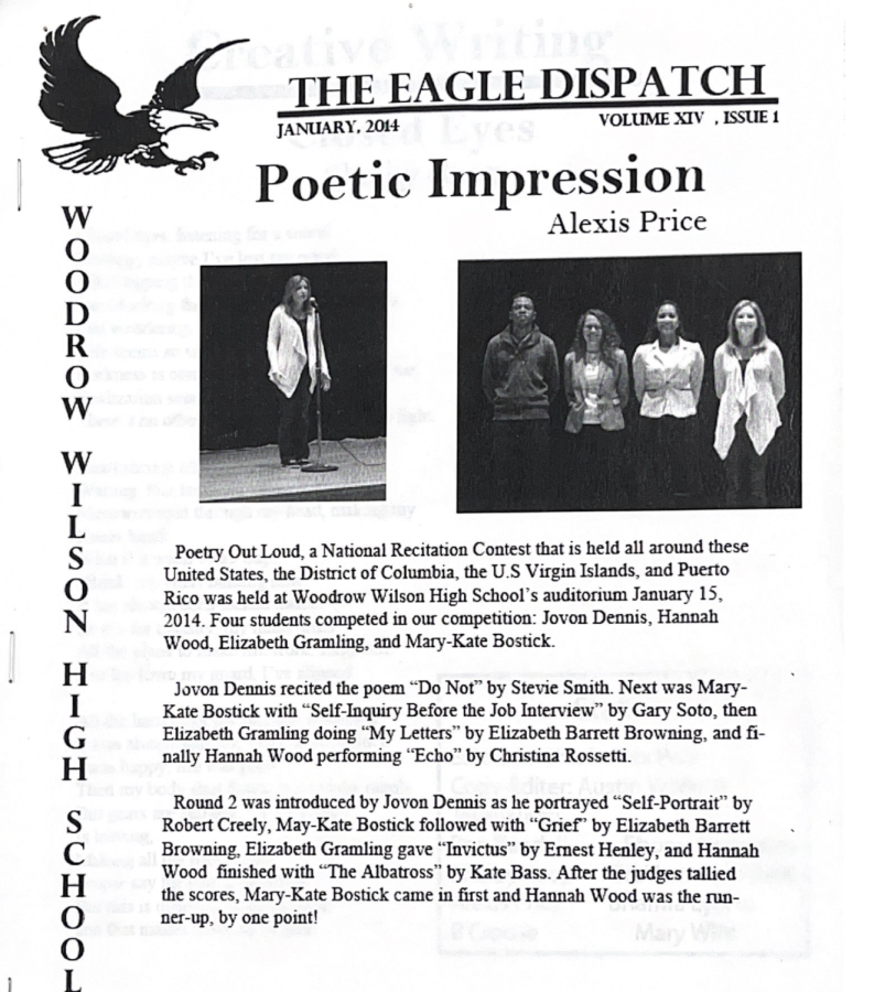 The Eagle Dispatch issue circa 2014