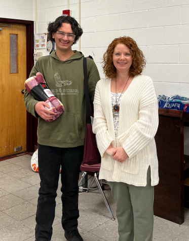 Jacob Watson was the 1st Nailed It baking challenge winner for The Eagle Dispatch. He was presented with exclusive Flying Eagle gear.