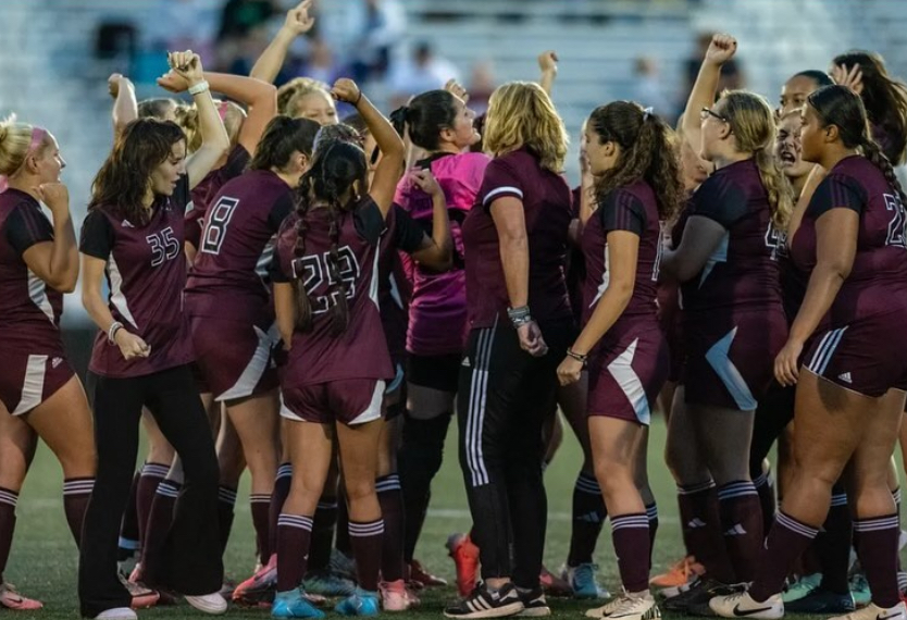 Woodrow Wilson High School Female Soccer Team scores victory in recent match. 