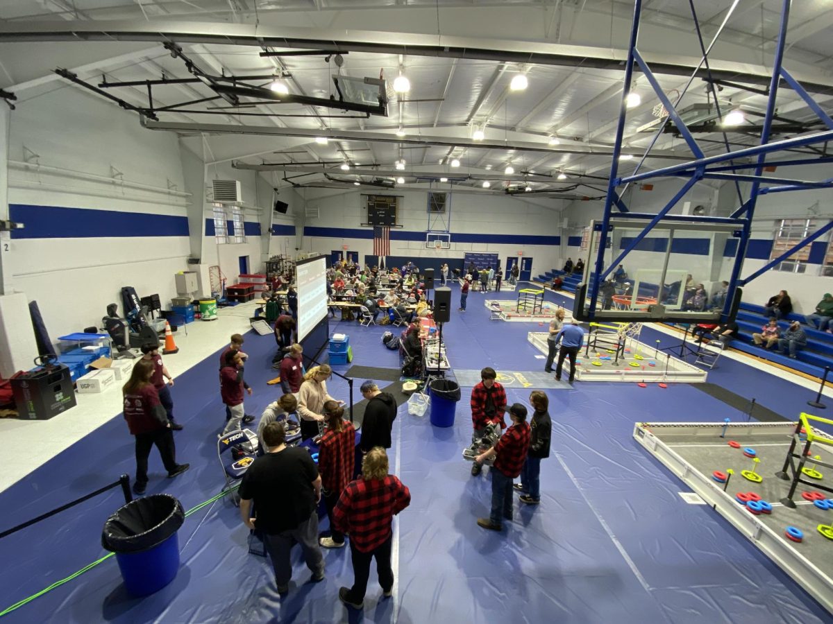 Woodrow Wilson High School's Robotics team attends competition at WVU tech.